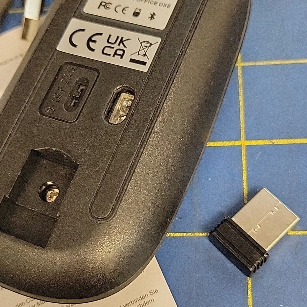 Bluetooth + 2.4G Dual Mode Wireless Black Mouse